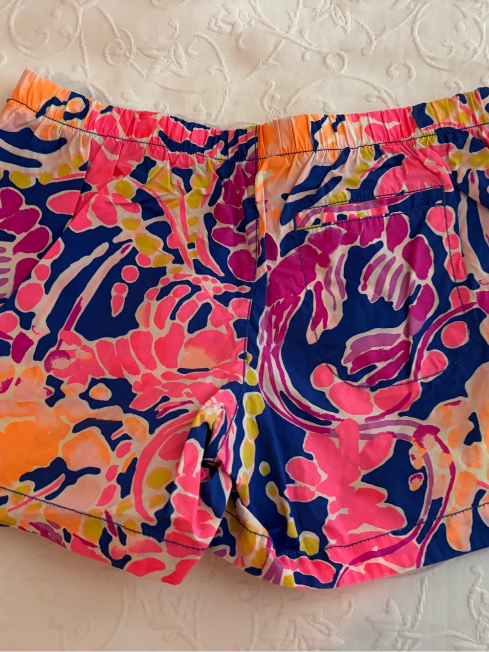 Lilly Pulitzer Neon Floral shorts sz S -